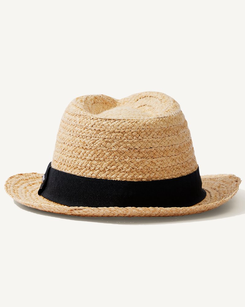 Palm Springs Fedora Hat Natural | Tommy Bahama Premium - Palm Springs Fedora Hat