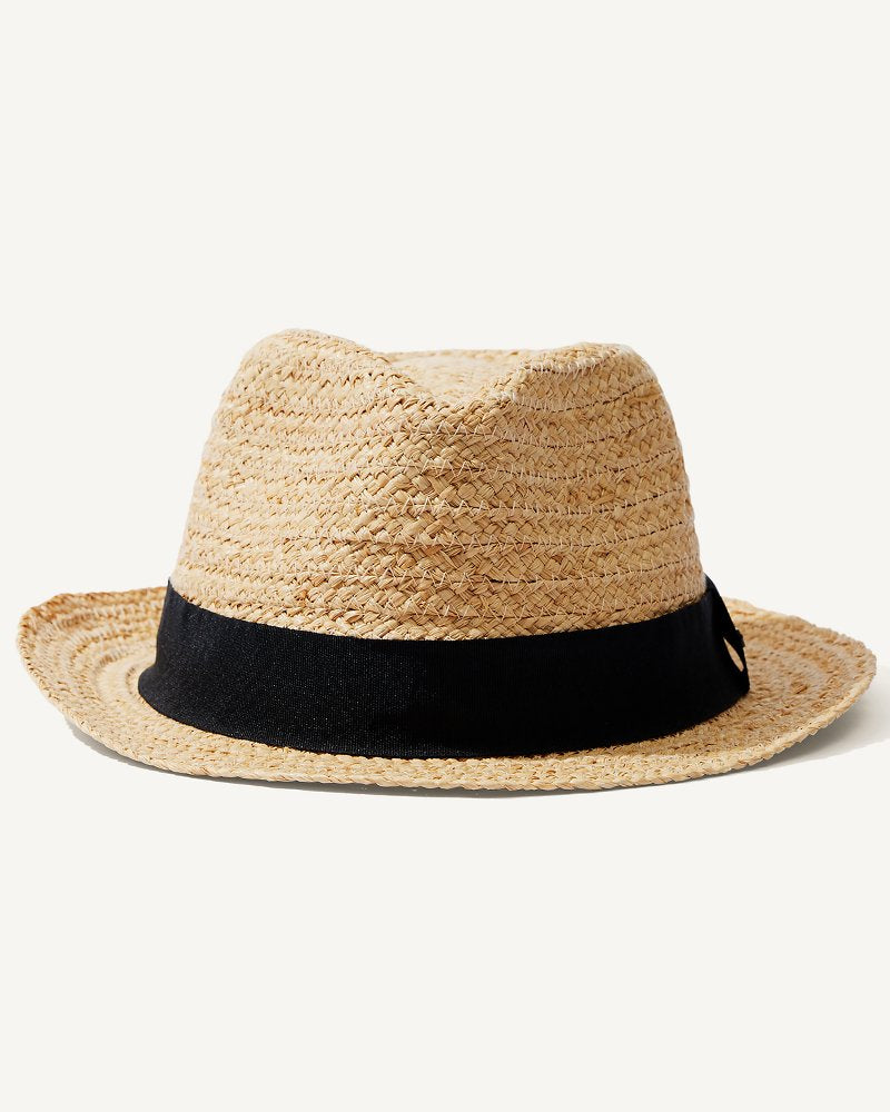 Palm Springs Fedora Hat Natural | Tommy Bahama Premium - Palm Springs Fedora Hat