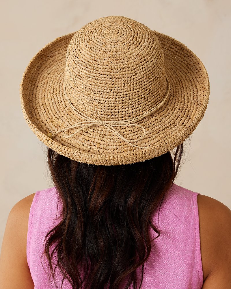 Maria Packable Raffia Upturn Hat Natural | Tommy Bahama Exclusive - Maria Packable Raffia Upturn Hat