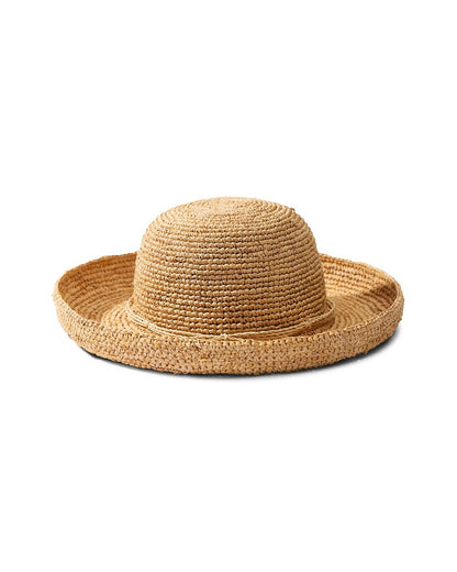 Maria Packable Raffia Upturn Hat Natural | Tommy Bahama Exclusive - Maria Packable Raffia Upturn Hat