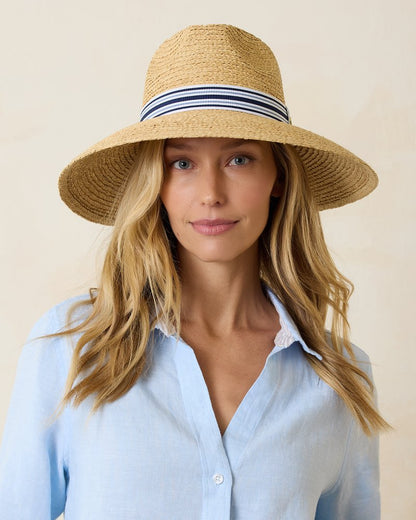 Hampton Raffia Sun Hat Natural | Tommy Bahama Best Price - Hampton Raffia Sun Hat