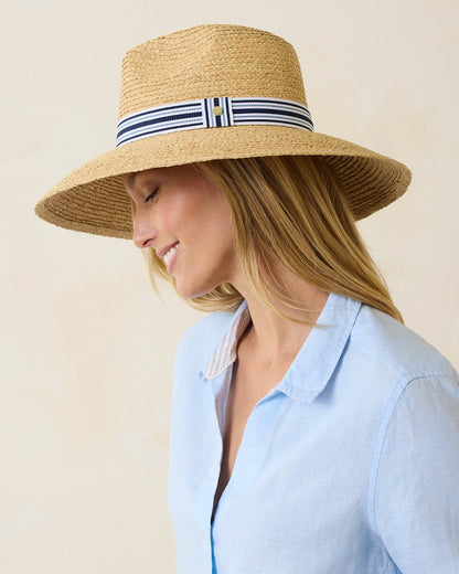 Hampton Raffia Sun Hat Natural | Tommy Bahama Best Price - Hampton Raffia Sun Hat