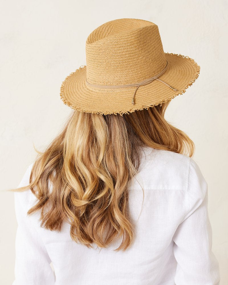 Classic Packable Hat with Fringe Toasted Tan | Tommy Bahama Recommended - Classic Packable Hat with Fringe