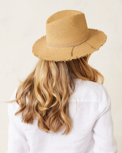 Classic Packable Hat with Fringe Toasted Tan | Tommy Bahama Recommended - Classic Packable Hat with Fringe