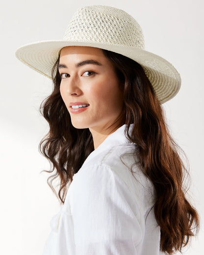 Luxe Vented Packable Hat Bleach | Tommy Bahama Essential - Luxe Vented Packable Hat