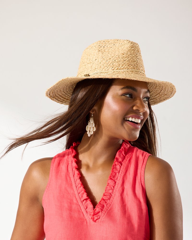 Eliza Raffia Rancher Hat Natural/Tan | Tommy Bahama Great Value - Eliza Raffia Rancher Hat