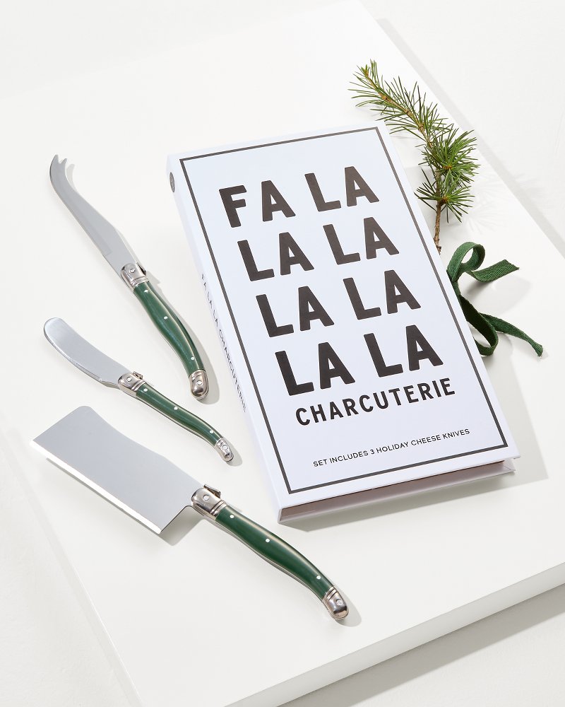 Fa-La-La Charcuterie Knives Set Green | Tommy Bahama Exclusive - Fa-La-La Charcuterie Knives Set