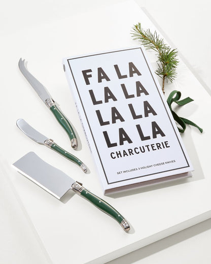 Fa-La-La Charcuterie Knives Set Green | Tommy Bahama Exclusive - Fa-La-La Charcuterie Knives Set