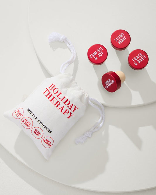 Holiday Bottle Stopper Set Red | Tommy Bahama Classic - Holiday Bottle Stopper Set