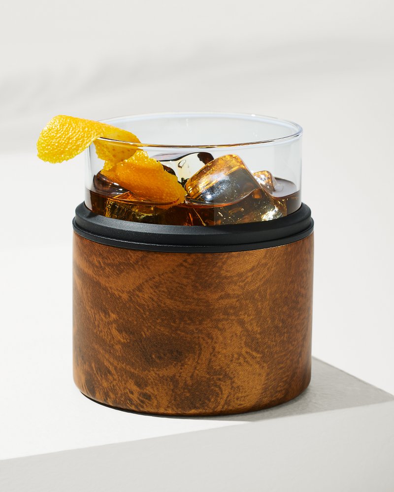 Asobu® On The Rocks Glass & Kuzie - Wood Wood | Tommy Bahama Popular - Asobu® On The Rocks Glass & Kuzie - Wood