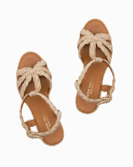 André Assous Madina Raffia Wedges Beige | Tommy Bahama Popular - André Assous Madina Raffia Wedges