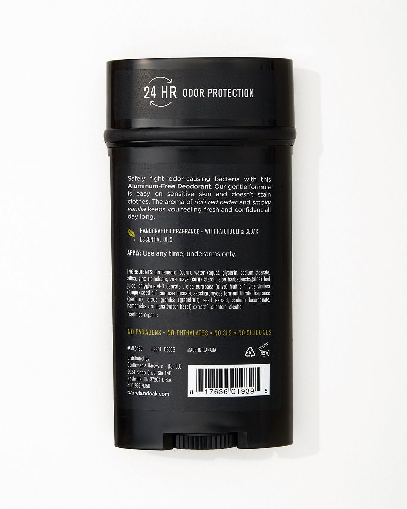 Bourbon Cedar 24-Hour Deodorant Black | Tommy Bahama Premium - Bourbon Cedar 24-Hour Deodorant