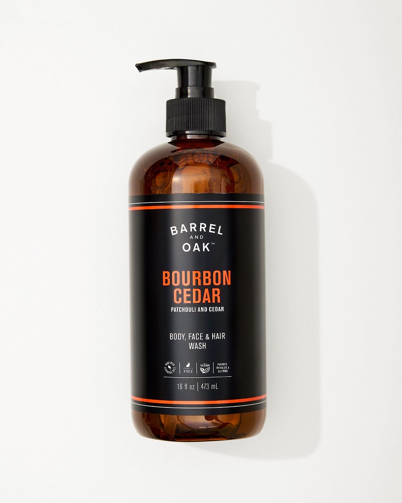 Bourbon Cedar Body, Face & Hair Wash Black | Tommy Bahama Classic - Bourbon Cedar Body, Face & Hair Wash