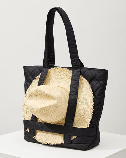 Quilted Traveler Bag Black | Tommy Bahama Deals - Quilted Traveler Bag