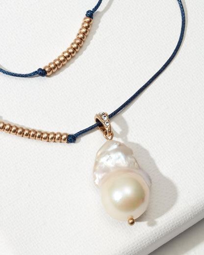 Indigo Bay Freshwater Pearl Pendant Necklace Navy | Tommy Bahama Discount - Indigo Bay Freshwater Pearl Pendant Necklace