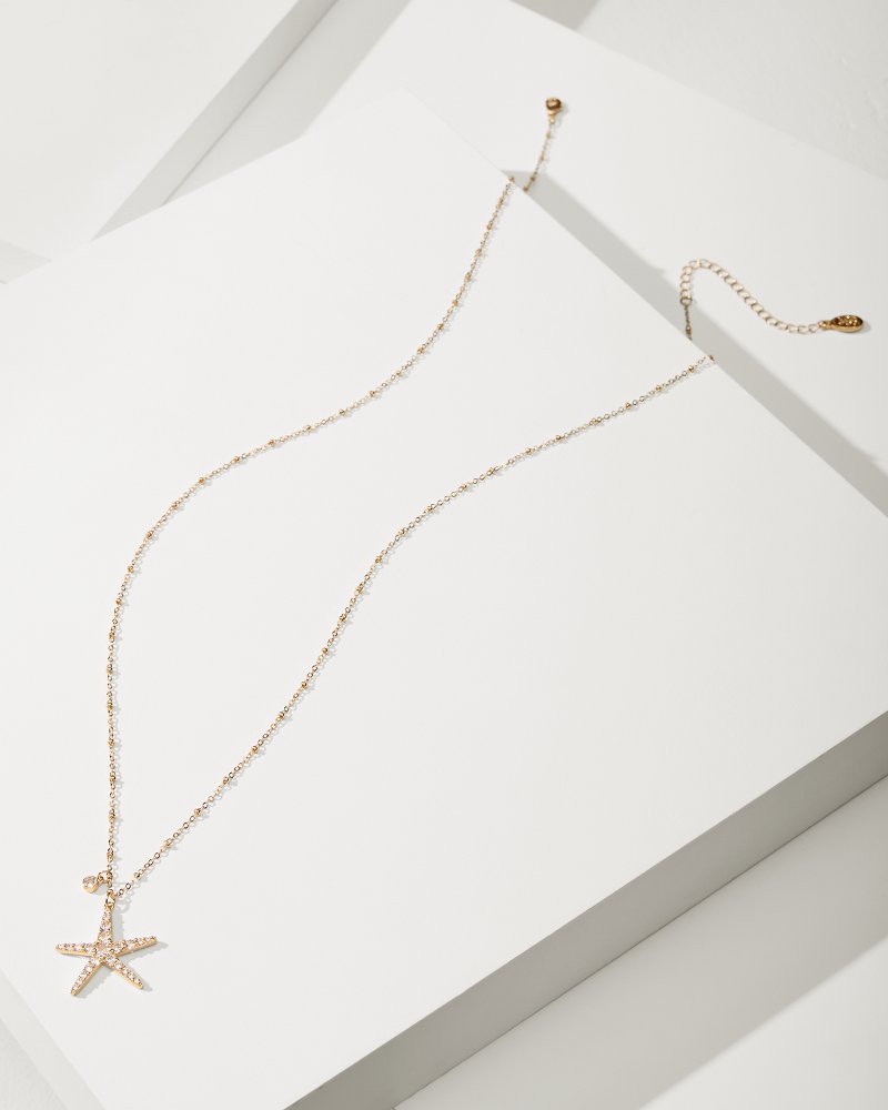 Indigo Bay Starfish Pendant Necklace Gold | Tommy Bahama Everyday - Indigo Bay Starfish Pendant Necklace
