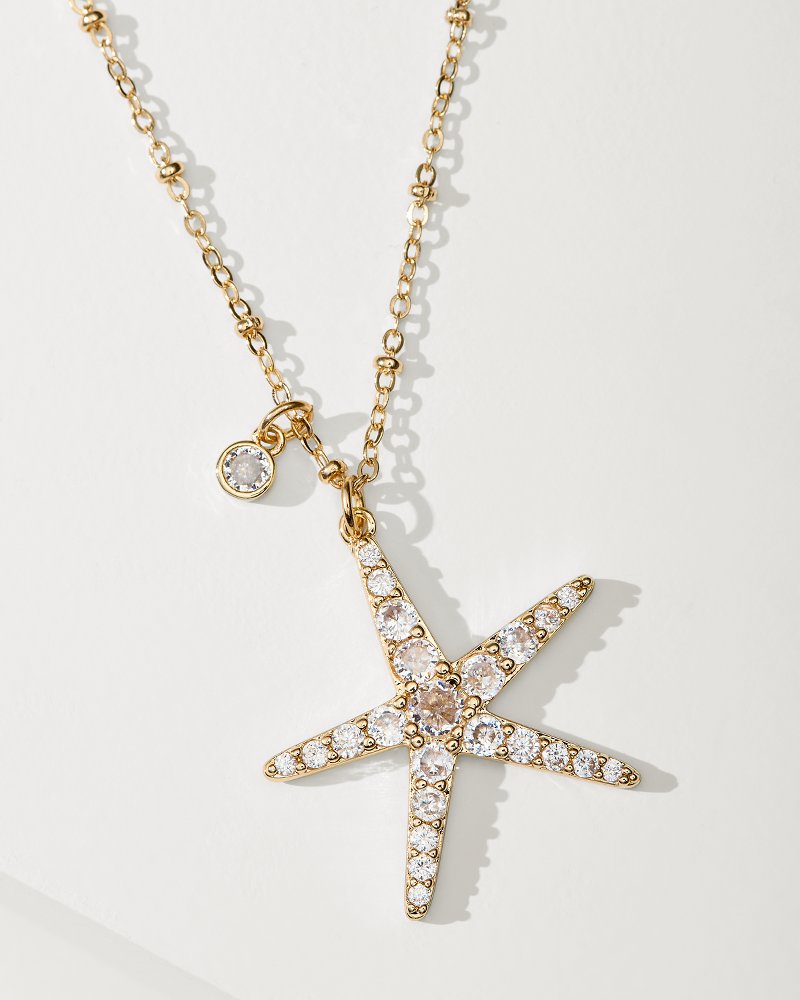 Indigo Bay Starfish Pendant Necklace Gold | Tommy Bahama Everyday - Indigo Bay Starfish Pendant Necklace