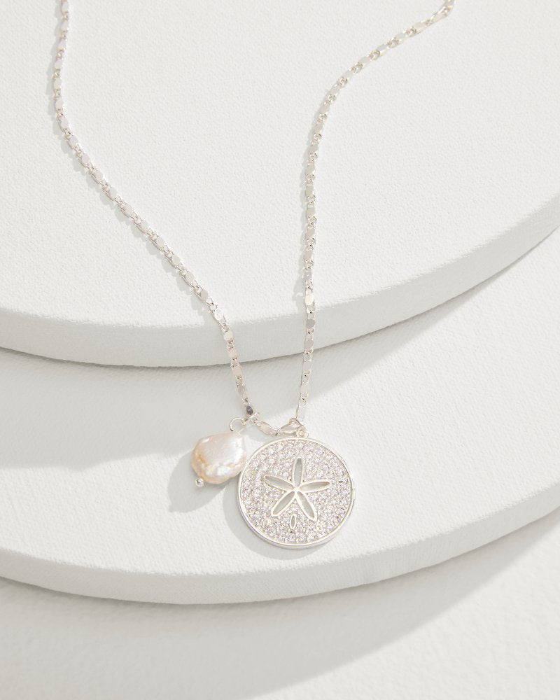 Marco Island Starfish Pendant Necklace Silver | Tommy Bahama Classic - Marco Island Starfish Pendant Necklace