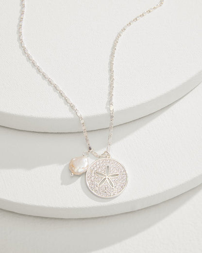 Marco Island Starfish Pendant Necklace Silver | Tommy Bahama Classic - Marco Island Starfish Pendant Necklace