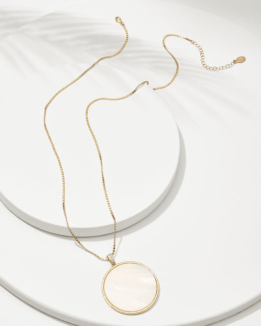 Madeira Shell Pendant Necklace Gold | Tommy Bahama Top Pick - Madeira Shell Pendant Necklace