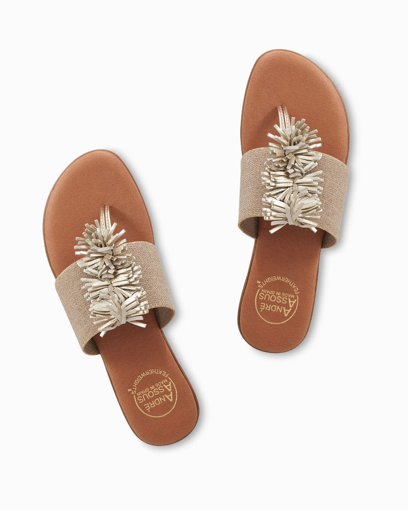 André Assous Featherweights™ Novalee Sandals Beige/Platino | Tommy Bahama Popular - André Assous Featherweights™ Novalee Sandals
