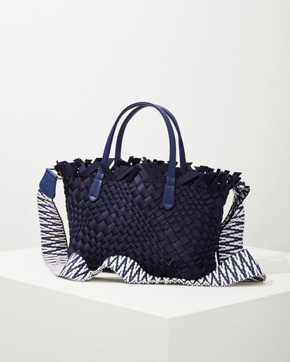 Taunton Fringe Top Small Tote & Wristlet Navy | Tommy Bahama Top Pick - Taunton Fringe Top Small Tote & Wristlet