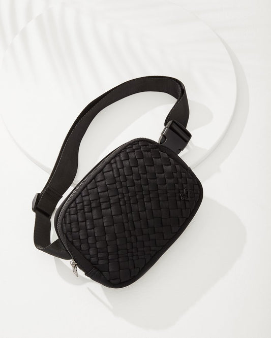 Vaughan Woven Belt Bag Black | Tommy Bahama Best Price - Vaughan Woven Belt Bag