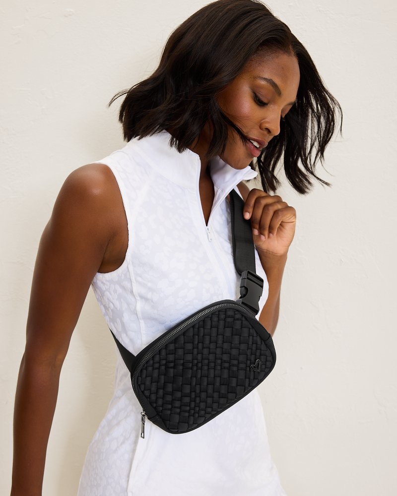 Vaughan Woven Belt Bag Black | Tommy Bahama Best Price - Vaughan Woven Belt Bag