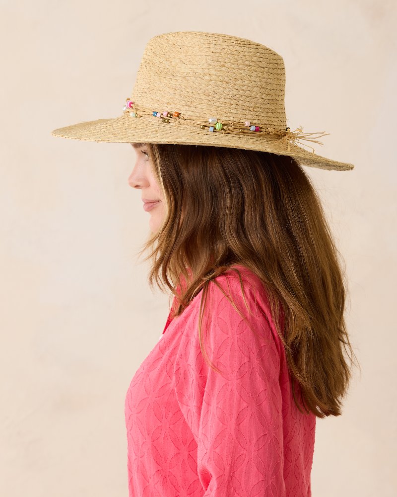 Gema Continental Raffia Hat Natural/Multi | Tommy Bahama Latest - Gema Continental Raffia Hat