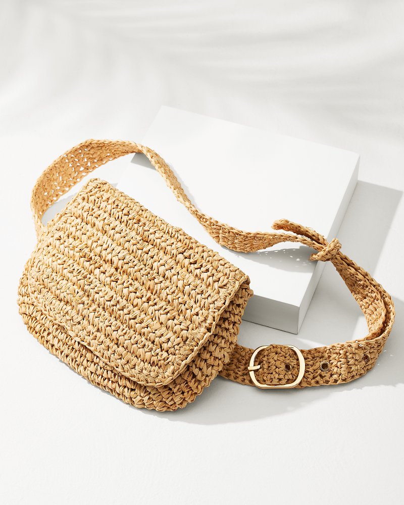 5-in-1 Raffia Belt Bag Natural | Tommy Bahama Classic - 5-in-1 Raffia Belt Bag
