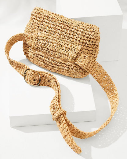 5-in-1 Raffia Belt Bag Natural | Tommy Bahama Classic - 5-in-1 Raffia Belt Bag