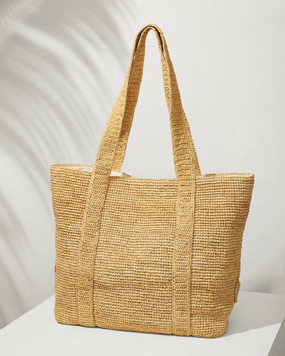 Raffia Traveler Tote Natural | Tommy Bahama New - Raffia Traveler Tote