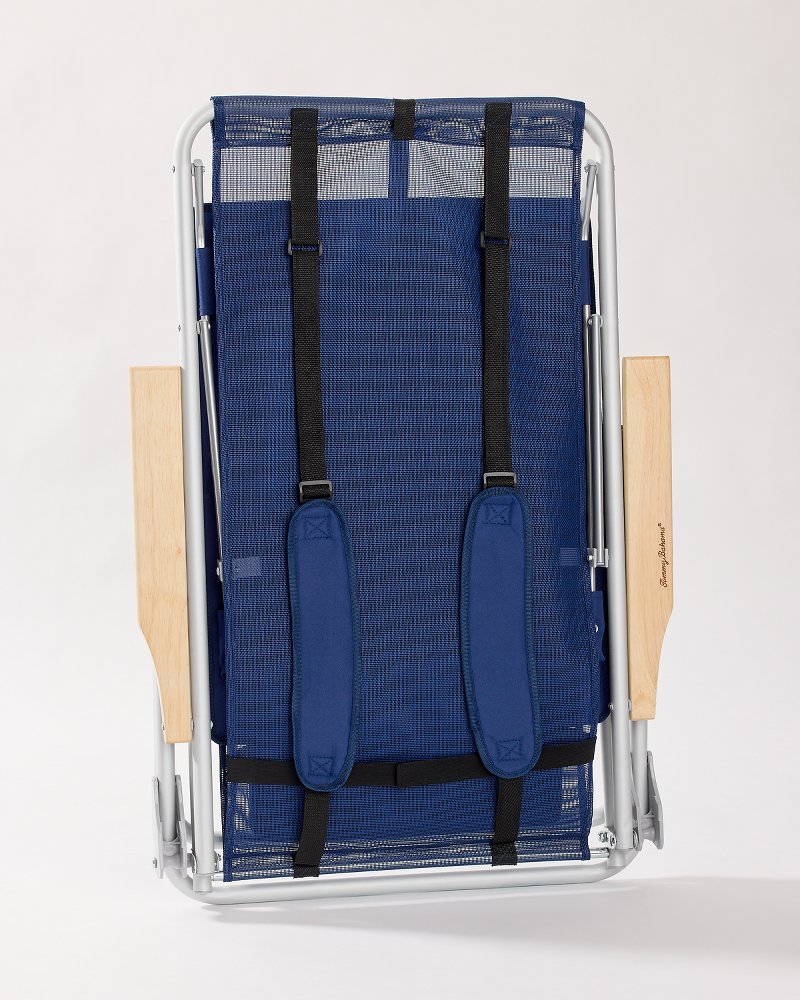 Tommy Bahama Mesh Beach Chair With Shade Navy | Tommy Bahama Smart Buy - Tommy Bahama Mesh Beach Chair With Shade