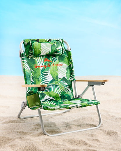 Tommy Bahama Tropical Fronds Deluxe Backpack Beach Chair Multicolor | Tommy Bahama Classic - Tommy Bahama Tropical Fronds Deluxe Backpack Beach Chair