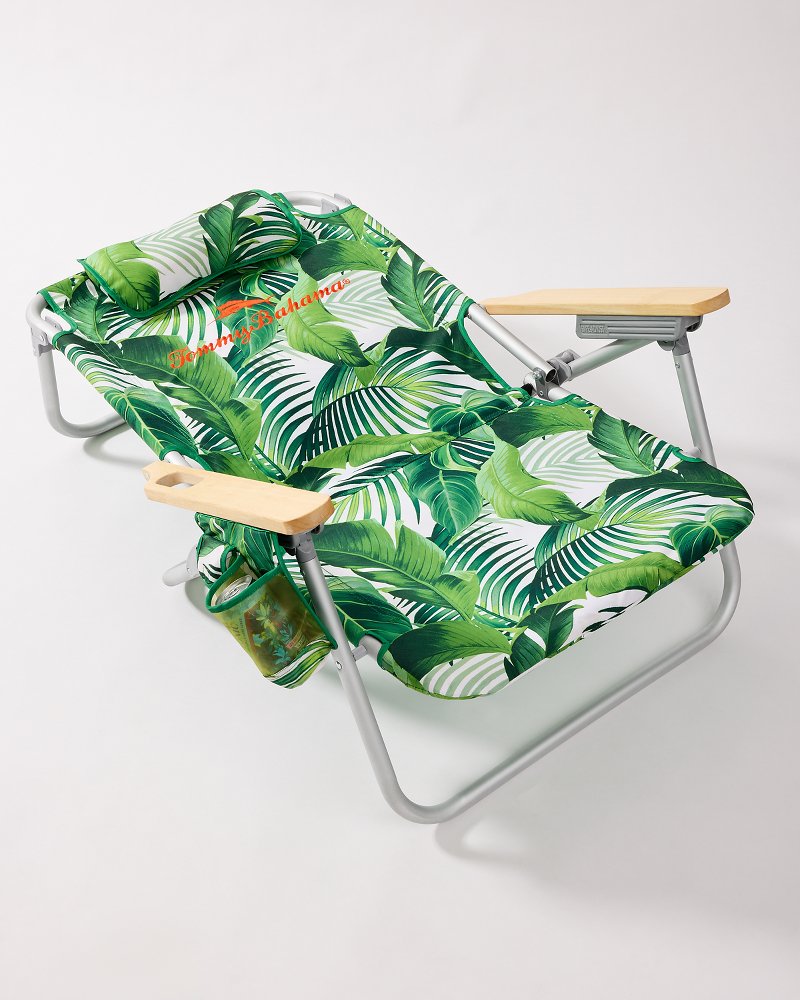 Tommy Bahama Tropical Fronds Deluxe Backpack Beach Chair Multicolor | Tommy Bahama Classic - Tommy Bahama Tropical Fronds Deluxe Backpack Beach Chair
