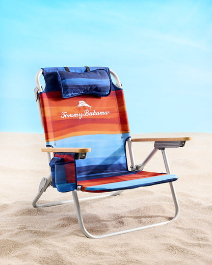 Tommy Bahama Sunset Stripe Deluxe Backpack Beach Chair Multicolor | Tommy Bahama Sale - Tommy Bahama Sunset Stripe Deluxe Backpack Beach Chair