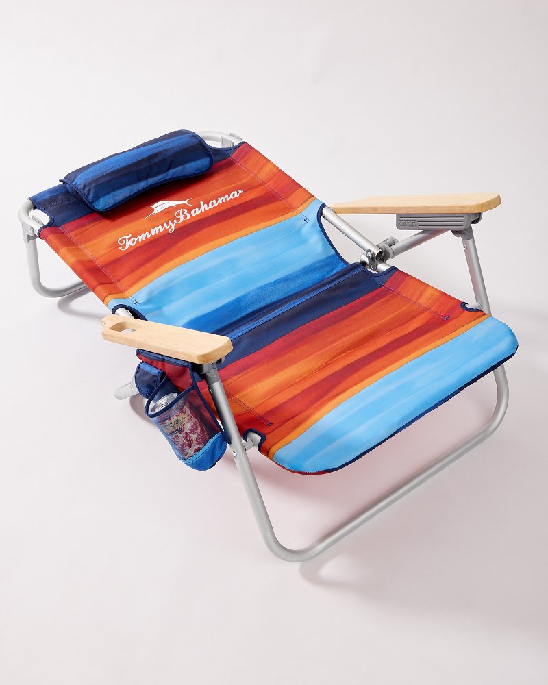 Tommy Bahama Sunset Stripe Deluxe Backpack Beach Chair Multicolor | Tommy Bahama Sale - Tommy Bahama Sunset Stripe Deluxe Backpack Beach Chair