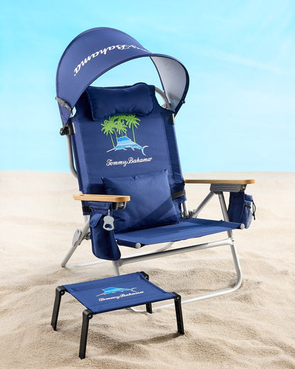 Tommy Bahama Marlin Palms Ultimate Beach Chair Navy | Tommy Bahama Classic - Tommy Bahama Marlin Palms Ultimate Beach Chair