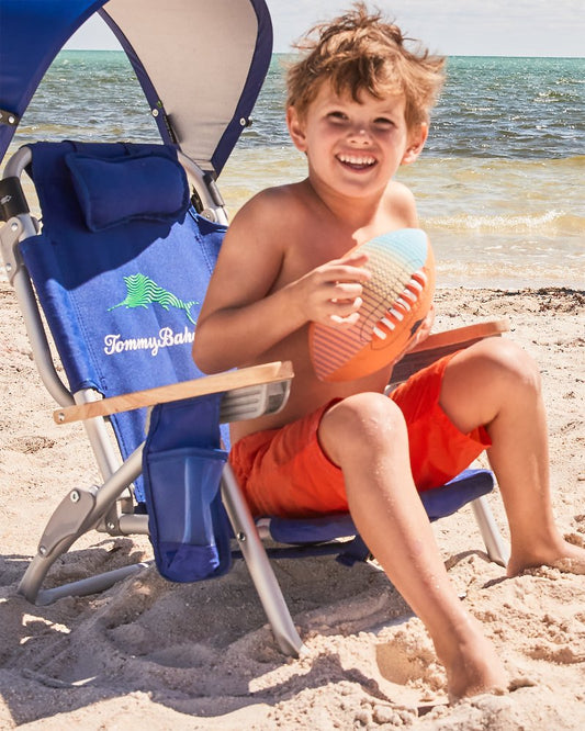 Tommy Bahama Kids' Wavy Marlin Backpack Beach Chair Navy | Tommy Bahama Popular - Tommy Bahama Kids' Wavy Marlin Backpack Beach Chair