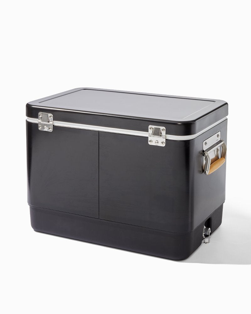Palm Marlin Black 54-Quart Cooler Black | Tommy Bahama Value - Palm Marlin Black 54-Quart Cooler