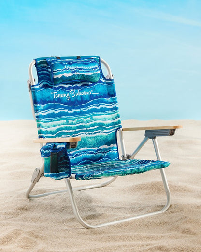 Tommy Bahama Malachite Print Deluxe Backpack Beach Chair Multicolor | Tommy Bahama Discount - Tommy Bahama Malachite Print Deluxe Backpack Beach Chair