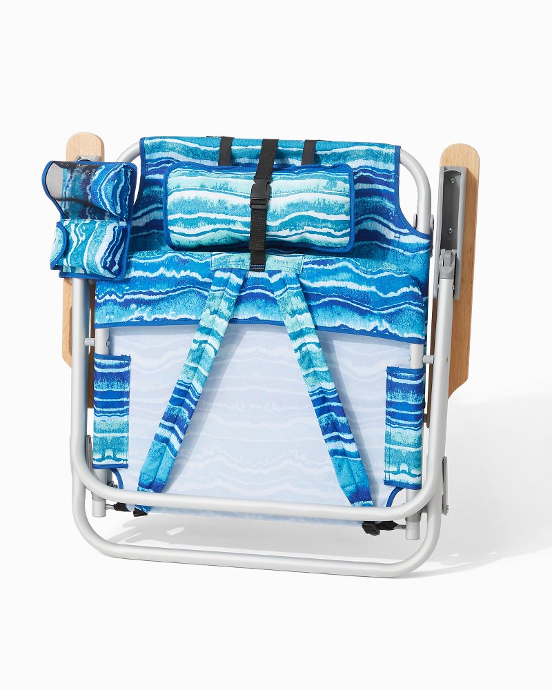 Tommy Bahama Malachite Print Deluxe Backpack Beach Chair Multicolor | Tommy Bahama Discount - Tommy Bahama Malachite Print Deluxe Backpack Beach Chair