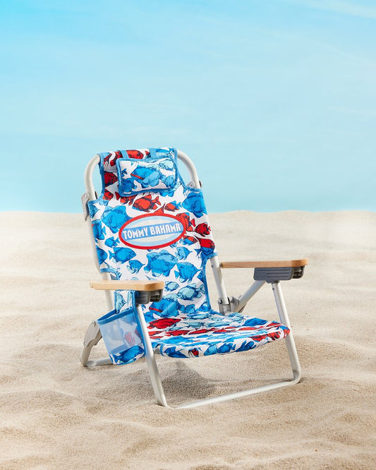 Tommy Bahama School of Fish Kids' Backpack Beach Chair Multicolor | Tommy Bahama Trusted - Tommy Bahama School of Fish Kids' Backpack Beach Chair