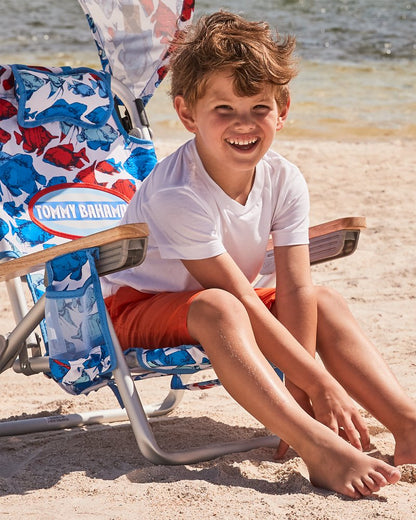 Tommy Bahama School of Fish Kids' Backpack Beach Chair Multicolor | Tommy Bahama Trusted - Tommy Bahama School of Fish Kids' Backpack Beach Chair