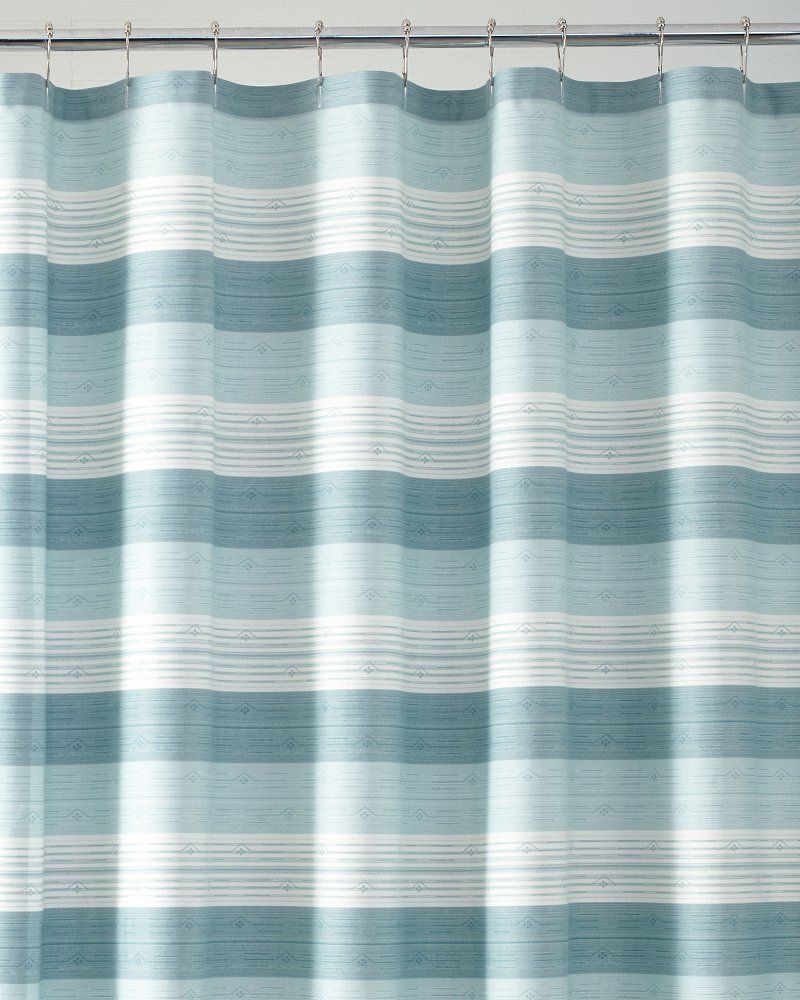 Hula Beach Shower Curtain Blue | Tommy Bahama Essential - Hula Beach Shower Curtain