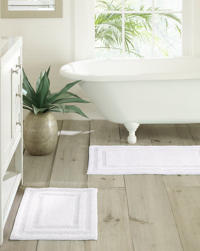 White Isla Bath Rug Set of 2 Coconut | Tommy Bahama Signature - White Isla Bath Rug Set of 2