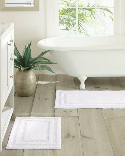 White Isla Bath Rug Set of 2 Coconut | Tommy Bahama Signature - White Isla Bath Rug Set of 2