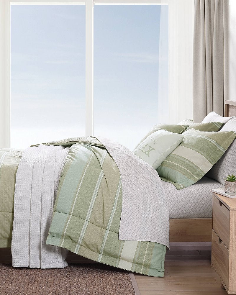 Serenity 5-Piece King Comforter Set Green | Tommy Bahama Exclusive - Serenity 5-Piece King Comforter Set
