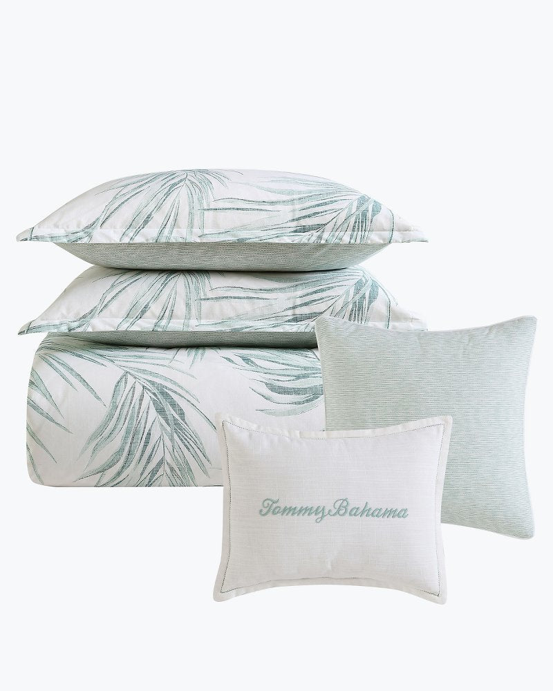 Canyon Palms 5-Piece King Comforter Set Green | Tommy Bahama Popular - Canyon Palms 5-Piece King Comforter Set