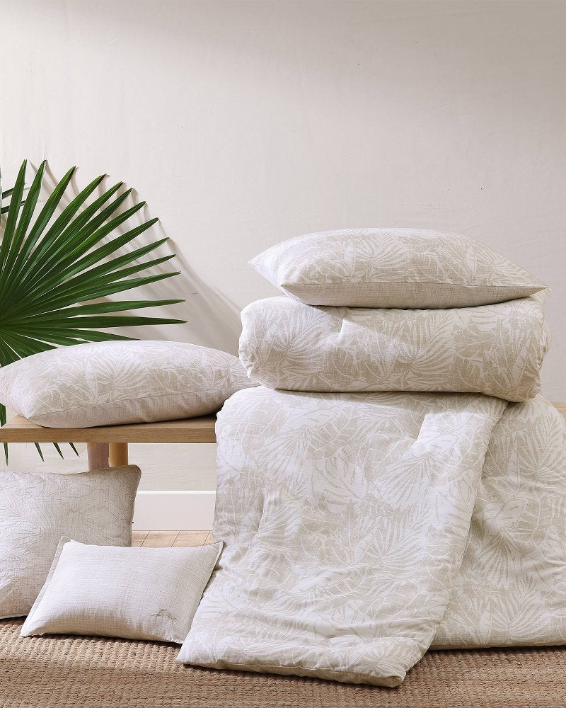 Costa Blanca 5-Piece Full/Queen Comforter Set Beige | Tommy Bahama Deals - Costa Blanca 5-Piece Full/Queen Comforter Set